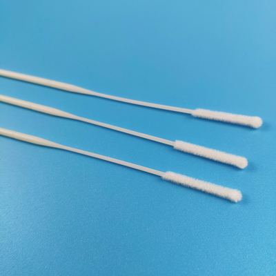 vara Nasopharyngeal reunida de nylon do ABS do cotonete do Cdc da amostra nasal de 15cm estéril