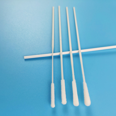 a cabeça de nylon da coleção da amostra de 15cm reuniu o cotonete Nasopharyngeal