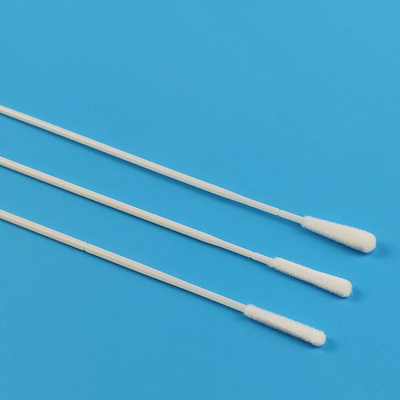 a cabeça de nylon da coleção da amostra de 15cm reuniu o cotonete Nasopharyngeal