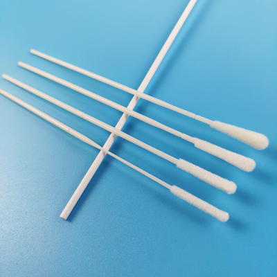 a cabeça de nylon da coleção da amostra de 15cm reuniu o cotonete Nasopharyngeal