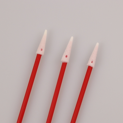 100pcs o uso industrial PP vermelhos cola a limpeza dos auriculares de Mini Pointed Foam Swab For
