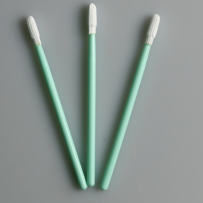 Cotonete de limpeza feito malha de Mini Round Head Cleanroom Polyester
