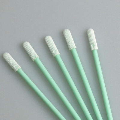 70mm que o dobro fez malha Mini Head Polyester Swab Applicator liso com PP colam