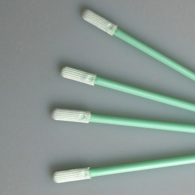 70mm que o dobro fez malha Mini Head Polyester Swab Applicator liso com PP colam