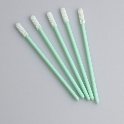 70mm que o dobro fez malha Mini Head Polyester Swab Applicator liso com PP colam