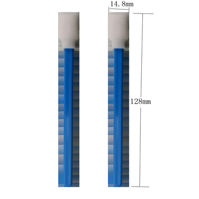 cotonete da ponta de Rectangle Cleaning Foam da impressora de vara de 125mm PP sem fiapos
