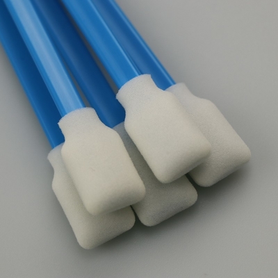 cotonete da ponta de Rectangle Cleaning Foam da impressora de vara de 125mm PP sem fiapos