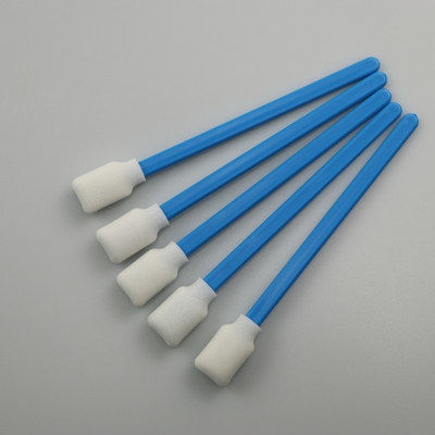cotonete da ponta de Rectangle Cleaning Foam da impressora de vara de 125mm PP sem fiapos