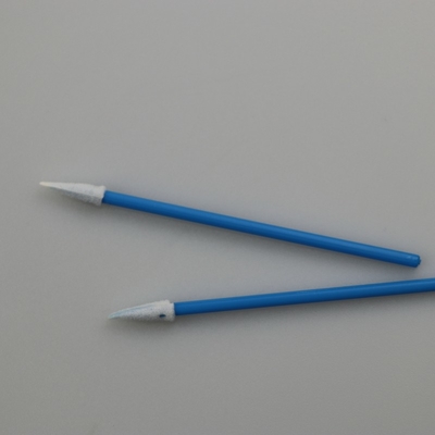 micro plástico da vara de 76mm apontado para espumar cotonetes de limpeza para a sala de limpeza