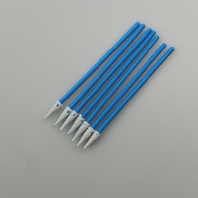 micro plástico da vara de 76mm apontado para espumar cotonetes de limpeza para a sala de limpeza
