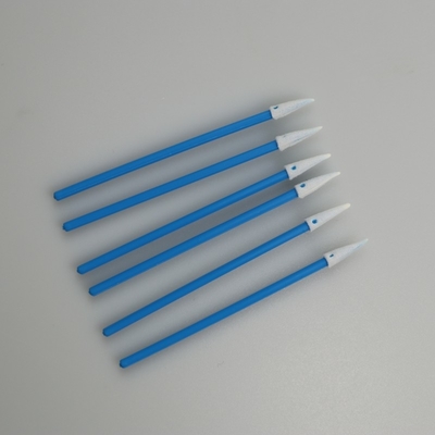 Mini Pointed Sponge Q derruba o uso industrial do cotonete da espuma da sala de limpeza