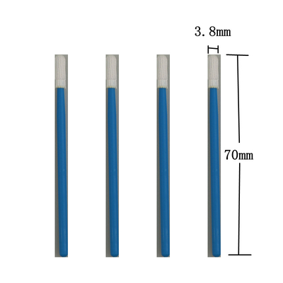Os PP curtos colam o cotonete de limpeza 100pcs/Bag do micro poliéster para a sala de limpeza