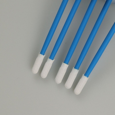 Os PP curtos colam o cotonete de limpeza 100pcs/Bag do micro poliéster para a sala de limpeza
