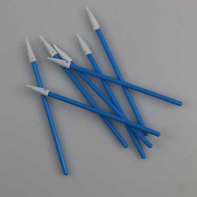 3" micro do cotonete da espuma do ESD da sala de limpeza apontado para a limpeza dos entalhes