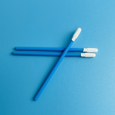 cotonetes de limpeza de 3.8mm Mini Round Head Slots Polyester para a sala de limpeza