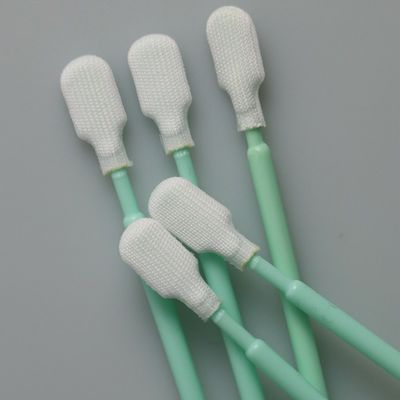 TX761 Swab de poliéster de sala limpa com ponta livre de lingotes e alça de PP durável para limpeza de PCB e lentes ópticas 6.6 polegadas 100pcs