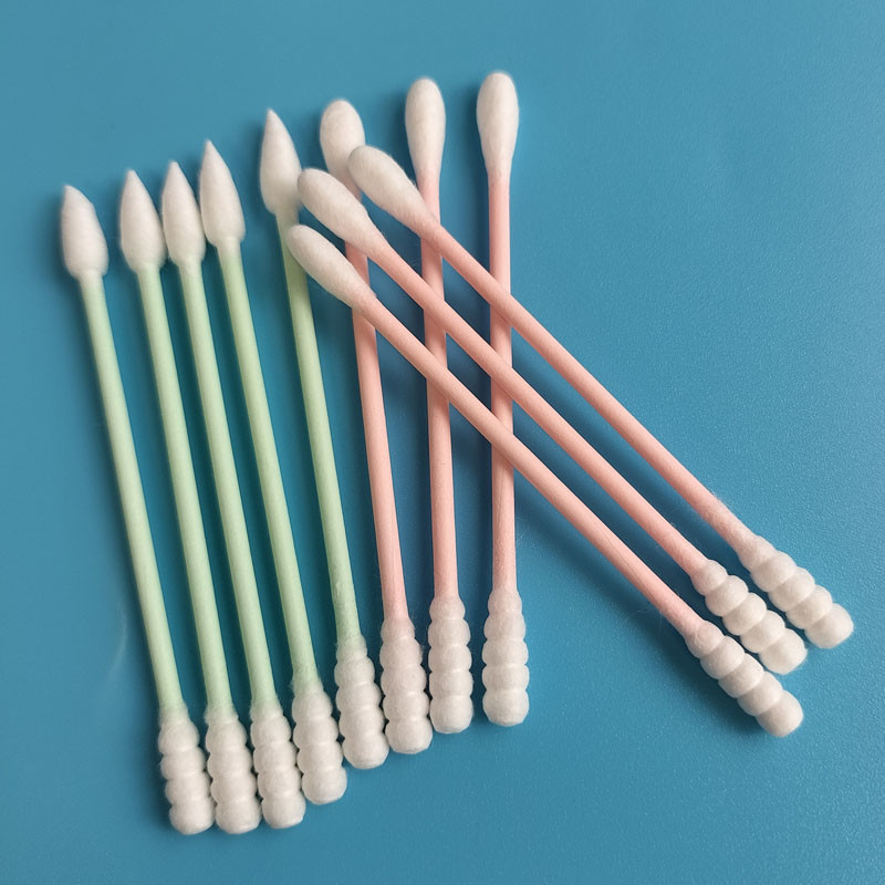 3" composição de papel verde Eco-amigável da vara que remove o algodão Bud Swab For Daily Use