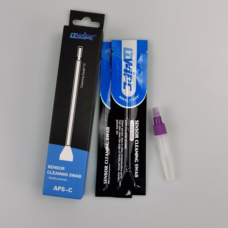 Lint-free Blue Stick Sensor Cleaning Swabs para manutenção de sensores de câmera