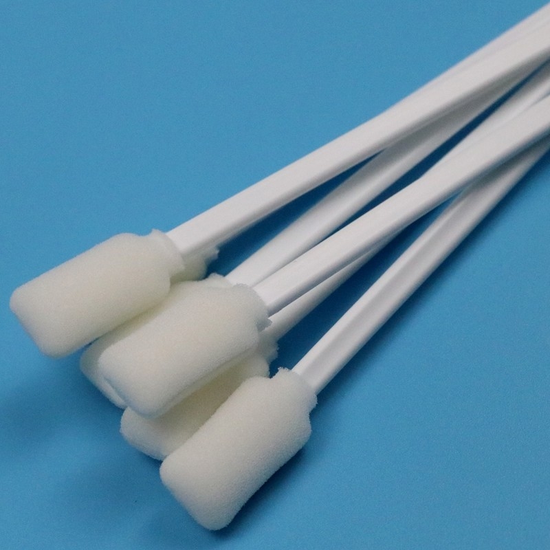 Lint Free White PP Stick Square Sponge Swab Roland Printer Limpeza de espuma Swab Fornecedores