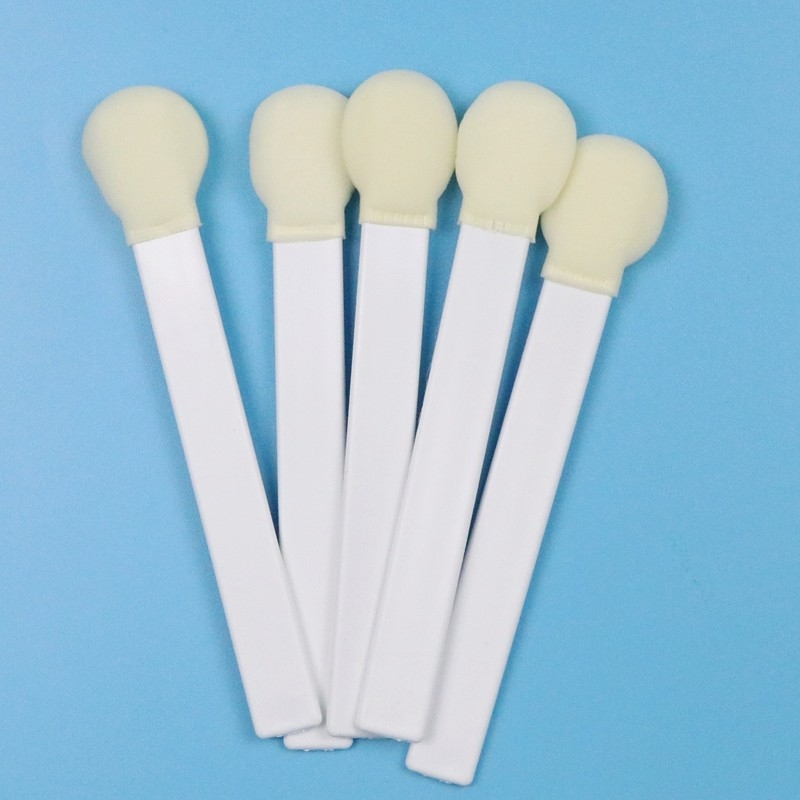 145 mm Bastão de PP Branco 30 mm Cabeça Grande Redonda Bastão de Esponja de Espuma Médica Swab Applicator