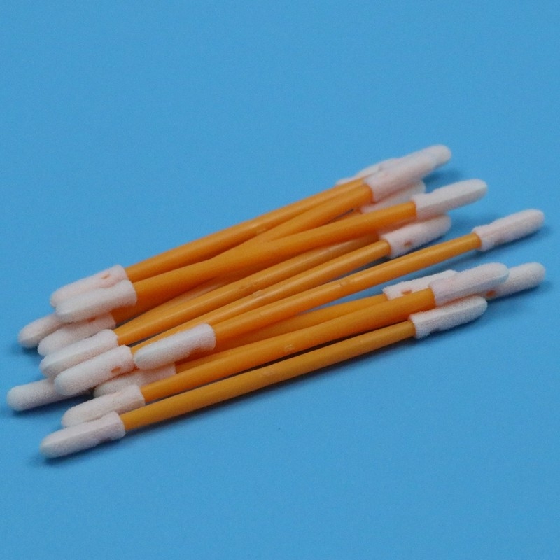 TX742 Lint Free Detailing Sponge Swab Comprimido Small Foam Tip Cleanroom Swab para limpeza de fábrica