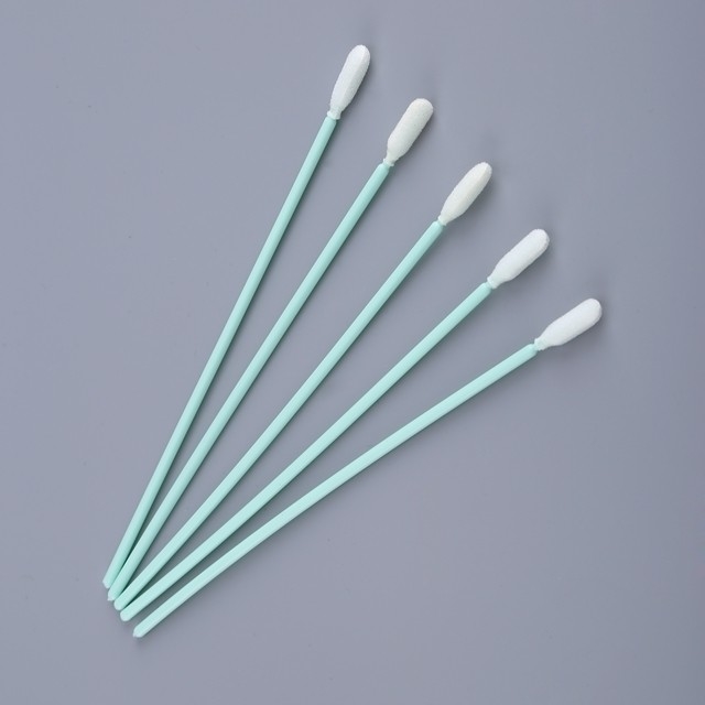 Esfregões de ponta de espuma de punho de punho de 163 mm   Black/Green/Blue Precision Cleaning Swabs (TX 740) for Electronics & Slot Clean