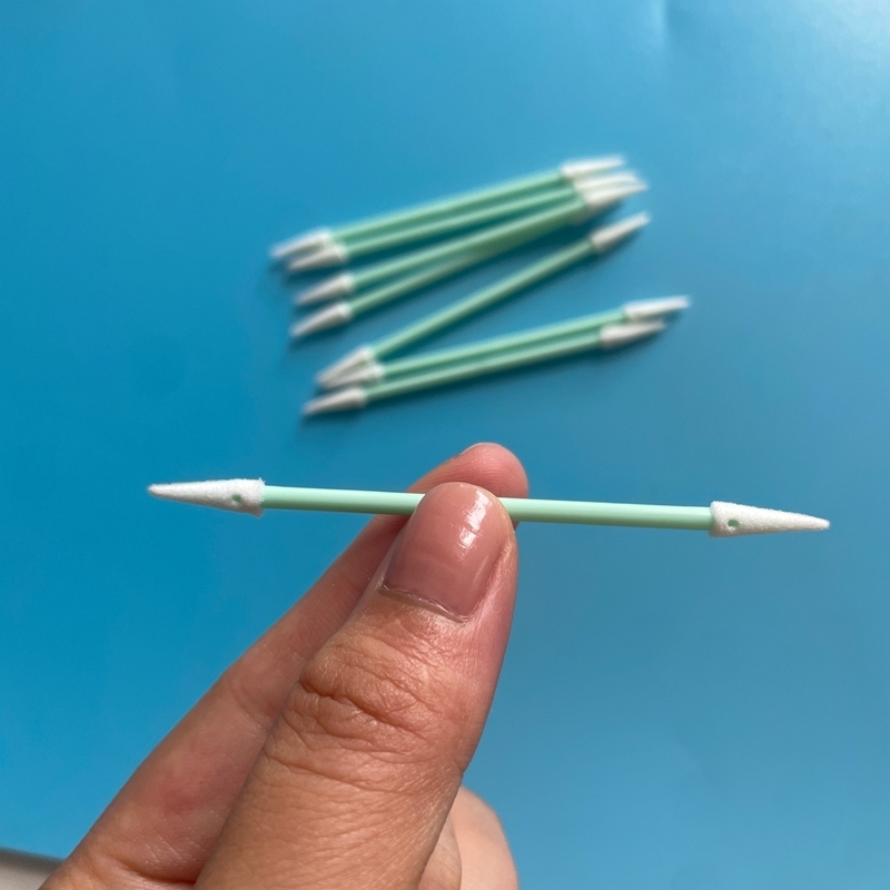 TX750 Hastes de espuma de ponta dupla com pontas ultrafinas para limpeza de placas de circuito, microeletrônica e componentes sensíveis