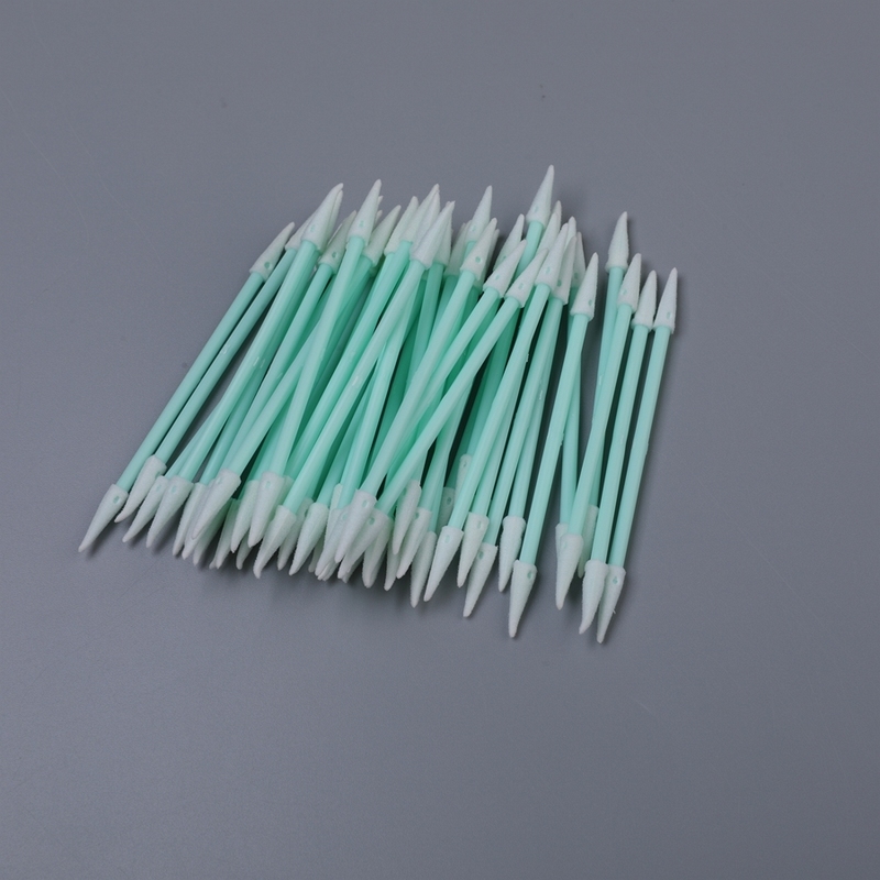 Cotonetes de limpeza com ponta dupla de 3 polegadas e pontas de espuma ESD aceitam - ideais para PCB, cabeçote de impressão, sensores e eletrônicos de precisão (100 unidades)