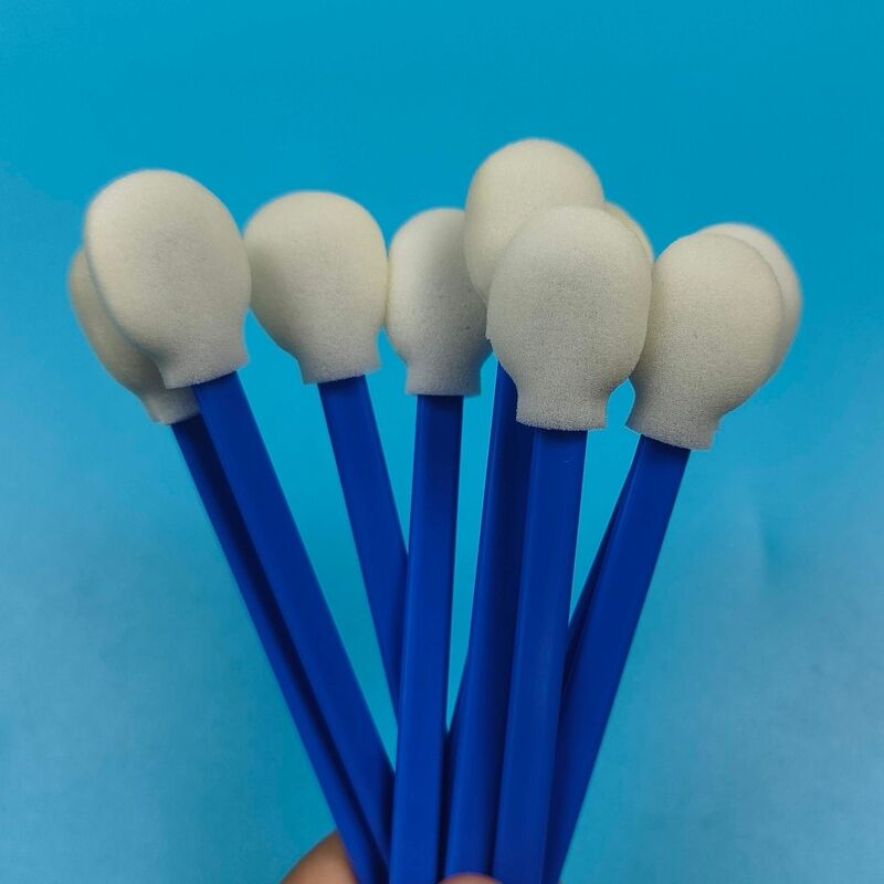 708 Lint Free Blue Handle Grande Cabeça Redonda Sala Limpa Esponja Esvabiador de Carro Limpeza Detalhada Esvabiador Limpeza de Carro Esvabiador de Espuma para Limpeza de Impressora